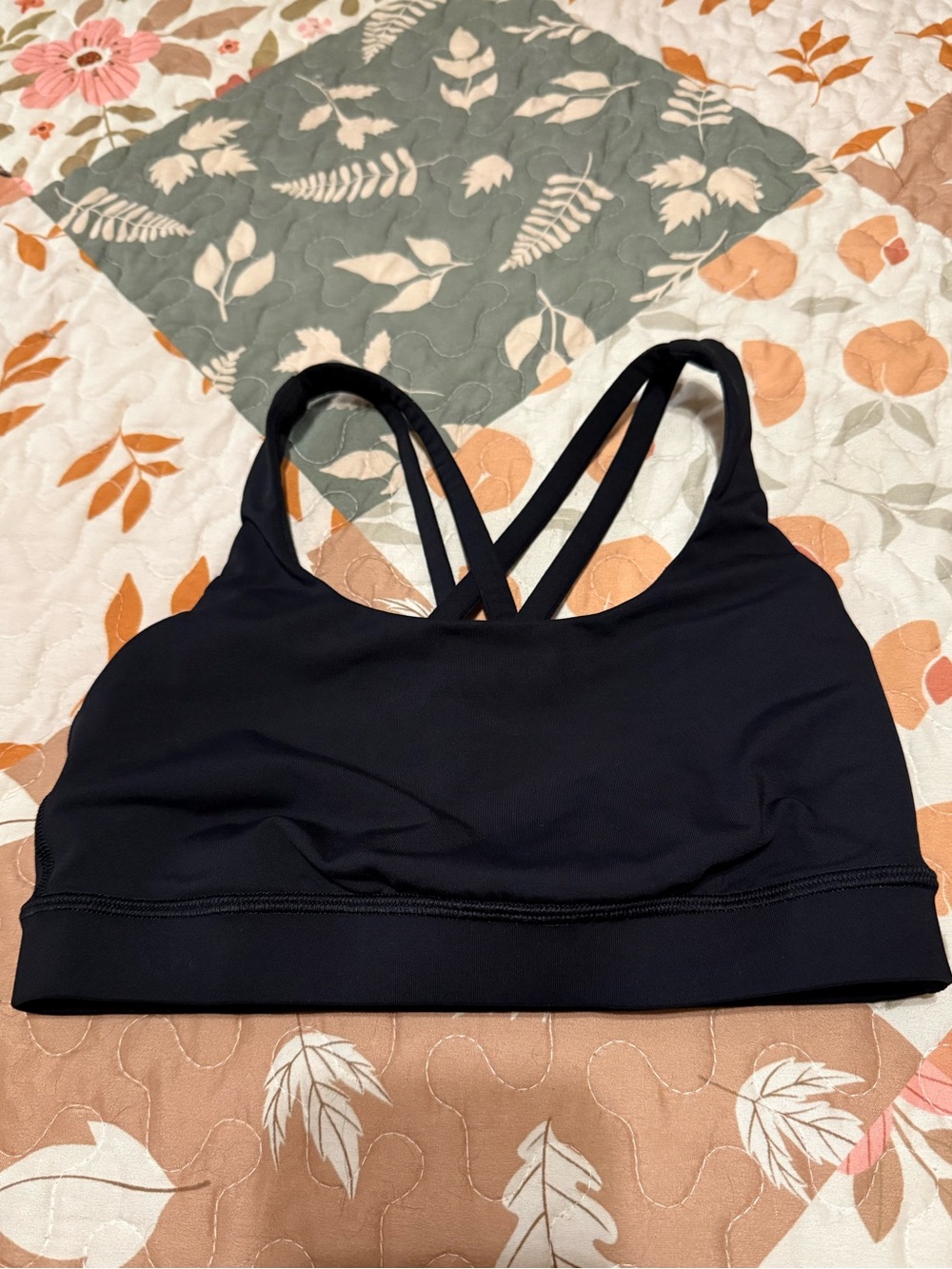lululemon athletica Black Strappy Low-Impact Sports Bra